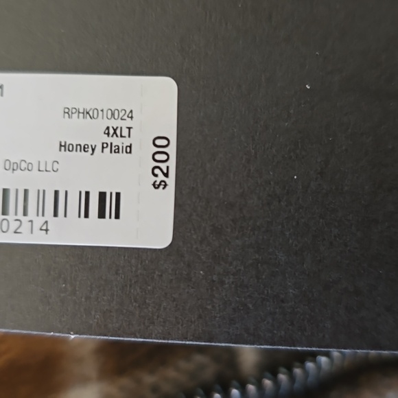 SHAQUILLE O'NEAL MENS BIG AND TALL "HONEY PLAID" FULL-ZIP JACKET COAT SIZE 4XLT - Picture 5 of 12